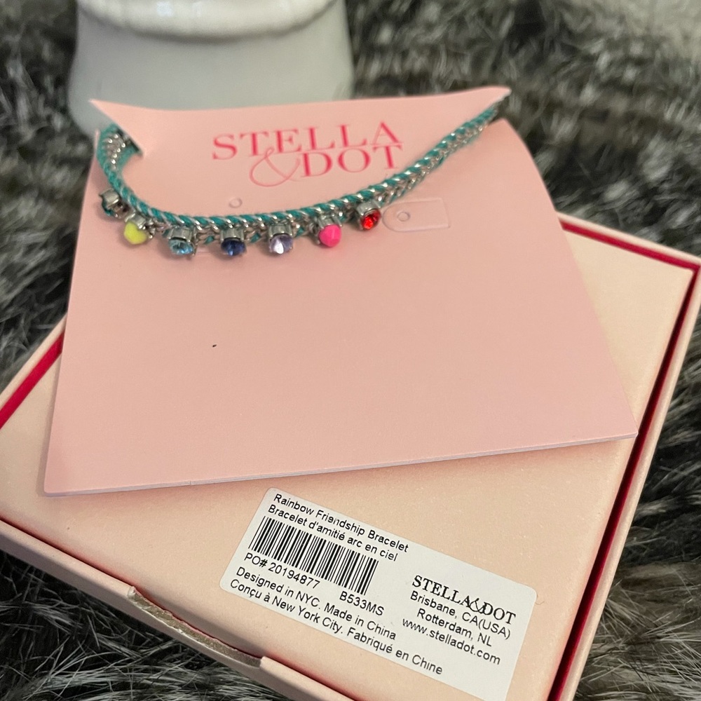 Stella & Dot Rainbow Friendship Bracelet